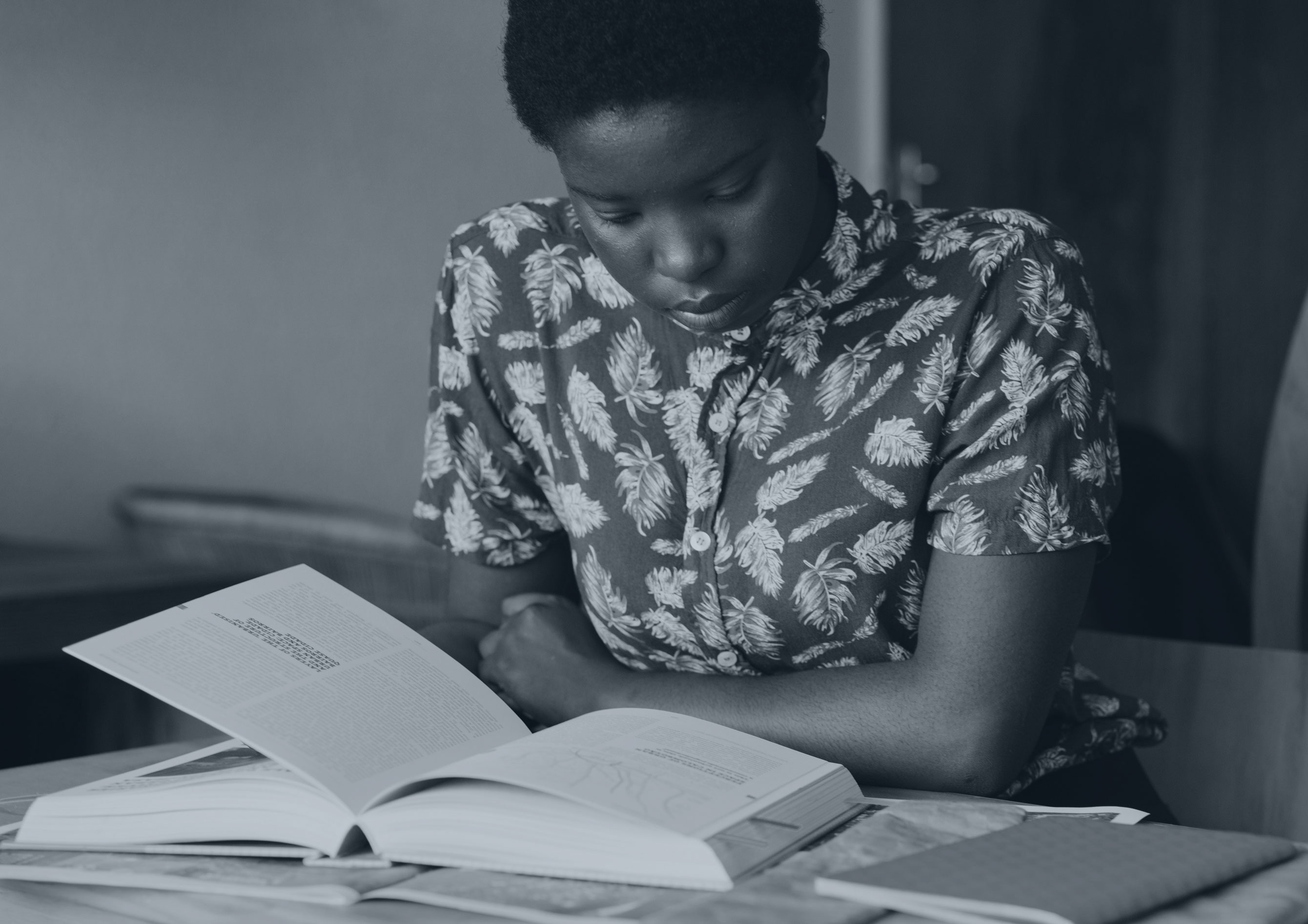 image of person studying